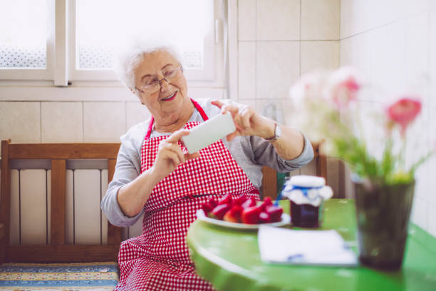 istock Beautiful senior woman is enjoying herself 953616580