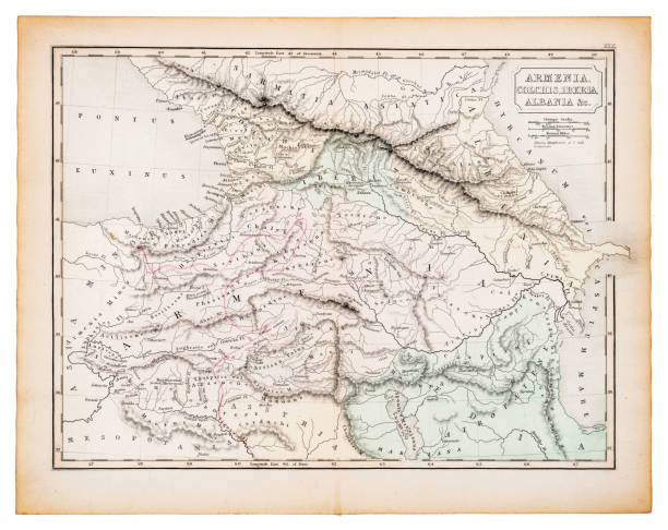 istock Ancient map of Armenia and Albania 1863 953617014