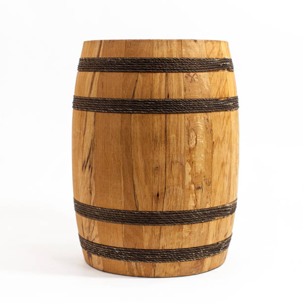 istock Wooden Barrel. Isolated on white background 953620962