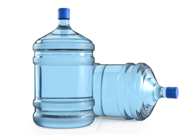 istock Big plastic barrel, gallon bottle with a handle for office water cooler. 953623922