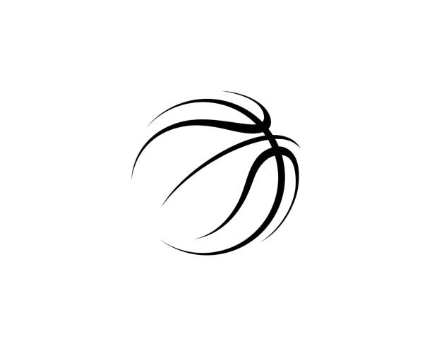 ilustrações de stock, clip art, desenhos animados e ícones de basketball illustration - basquetebol