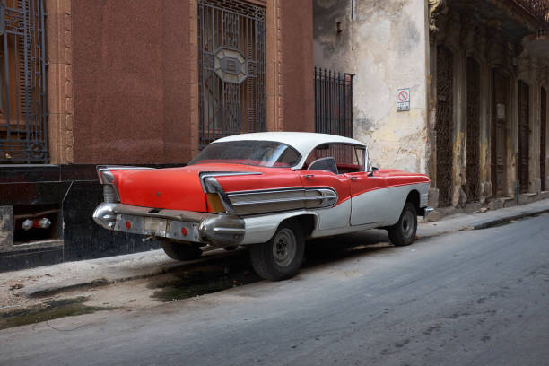 istock Old American Car in Havana Cuba 953632490