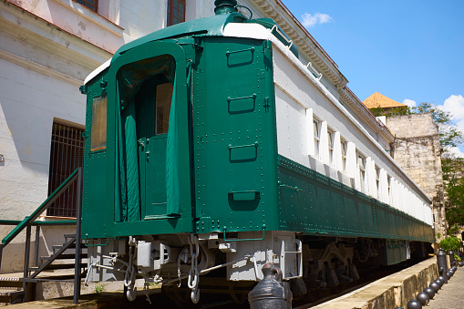Old train in havana cuba