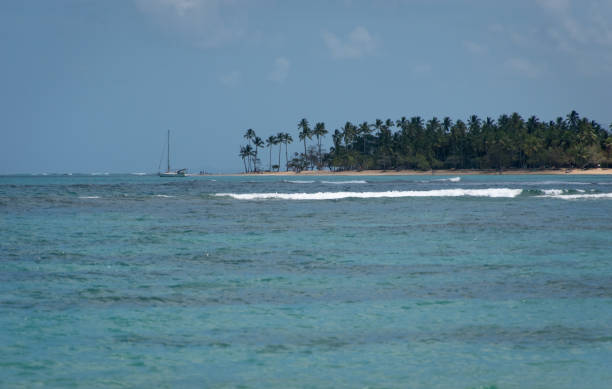 istock Sailboat off beach in Las Terrenas Dominican Republic 953637196