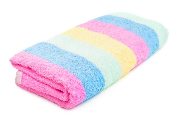 istock Colorful towel isolated 953642250