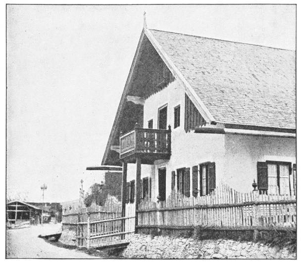 istock Townscape of Oberammergau, Germany - 19th Century 953664332