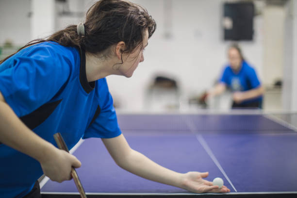 istock Girls playing ping pong 953664776