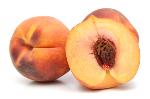 istock sweet peaches on a white background 953664878