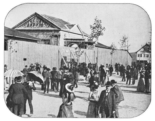 istock Audience Members Arriving at Passion Play in Oberammergau, Germany - 19th Century 953665710