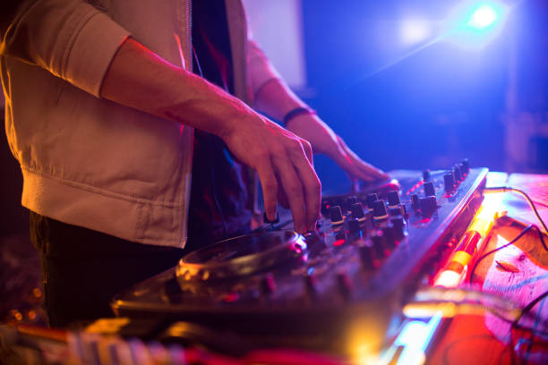 istock Unrecognizable DJ at Club Party Close Up 953665880