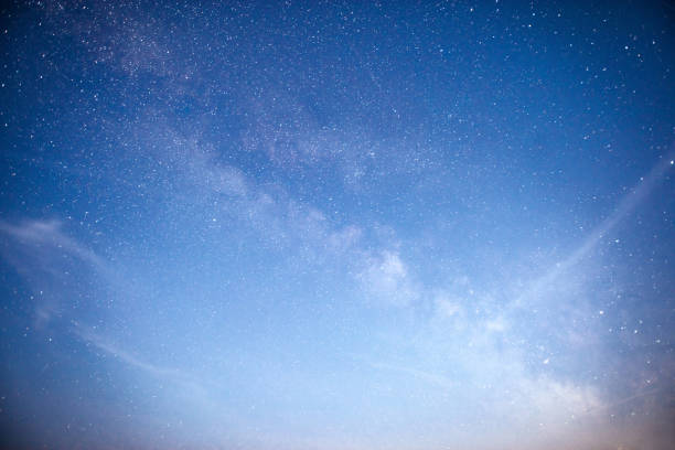istock Vibrant night sky with stars and nebula and galaxy. Deep sky astrophoto 953679480