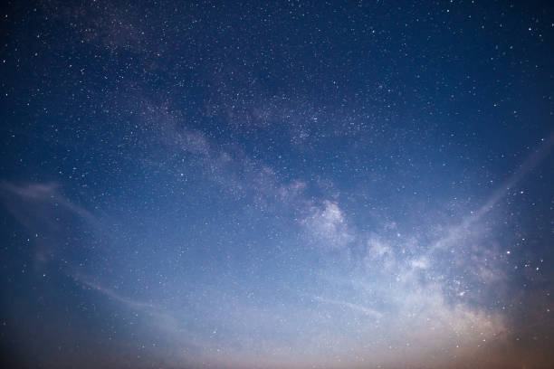istock Vibrant night sky with stars and nebula and galaxy. Deep sky astrophoto 953679488