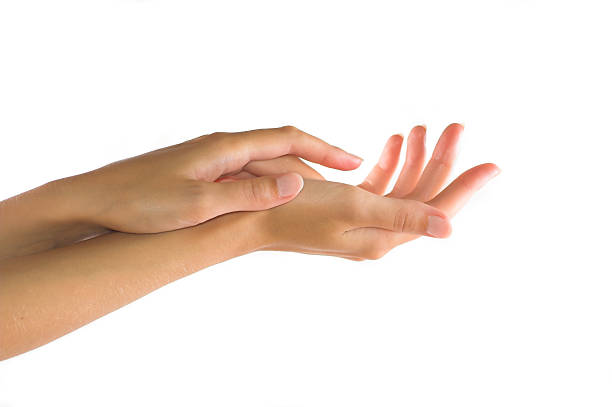 istock Smooth soft skinned female hands and wrists 95368768