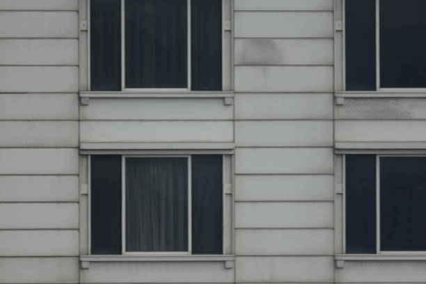 istock Wall of modern apartment building close up 953690958