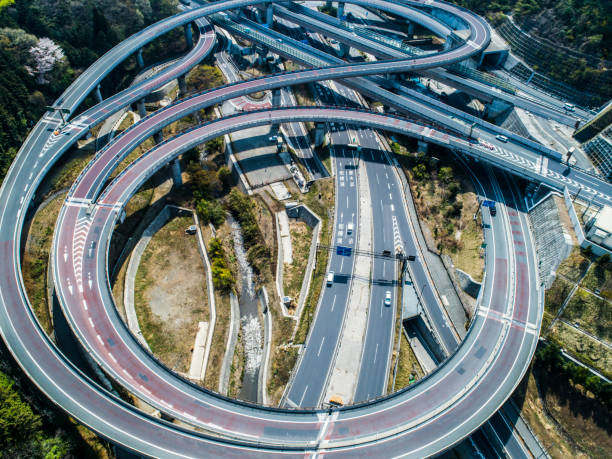 istock Aerial view of junction 953694662