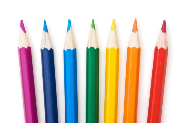 istock color pencils isolated on a white  background 953695242