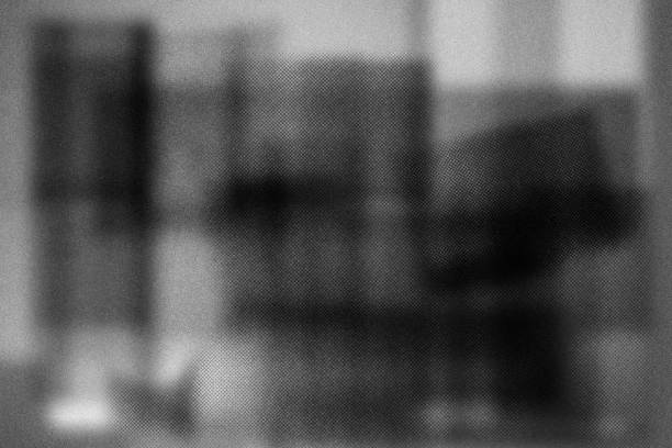 Abstract photocopy texture background, Double exposure, Glitch