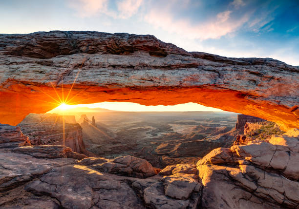 istock Mesa Arch at sunrise 953703750