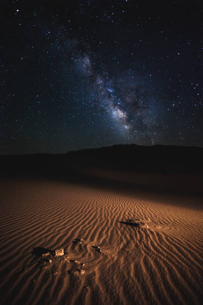 istock Death Valley Mesquite Dunes at night under the the Milky Way 953703894