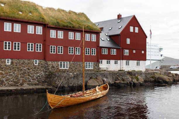 Photographs of the lush, damp, North Atlantic archipelago the Faroe Islands.
