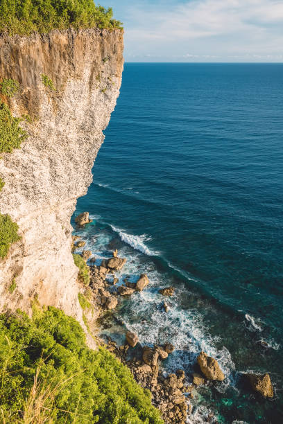 istock Ocean with waves, rocks and cliff in Uluwatu, Bali 953712538