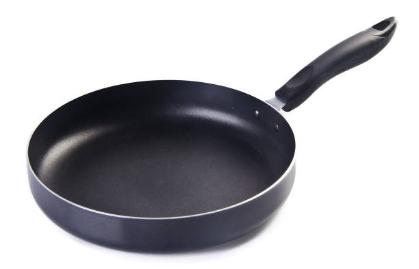 istock pan, metal frying pan, on a white background 953717936