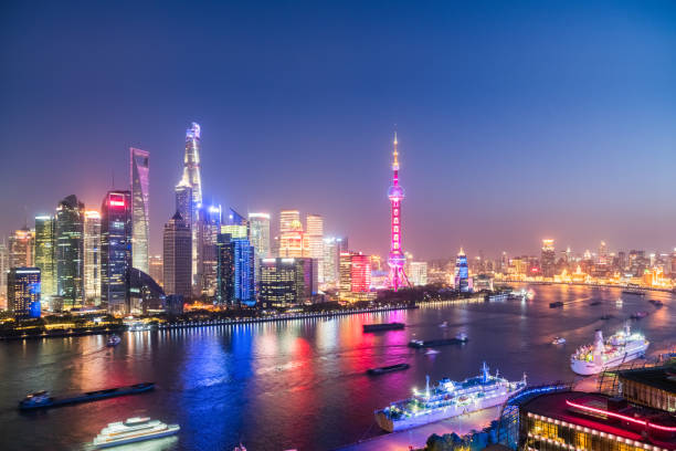 istock night shanghai of north bund 953721648