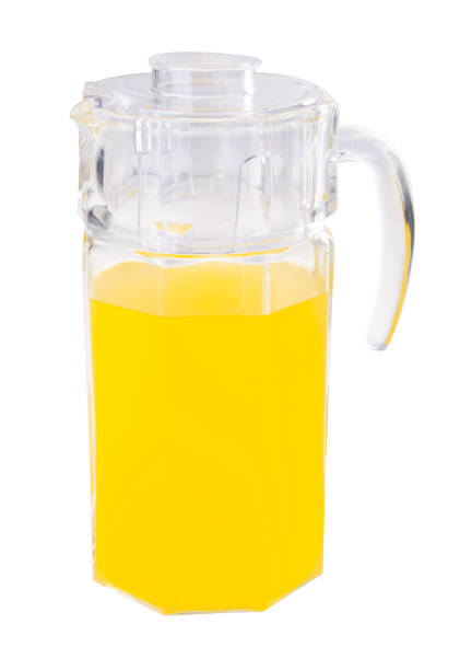 istock Orange juice in jar. on white background 953728686