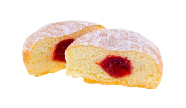istock donut. jelly filled doughnuts on a background 953731940