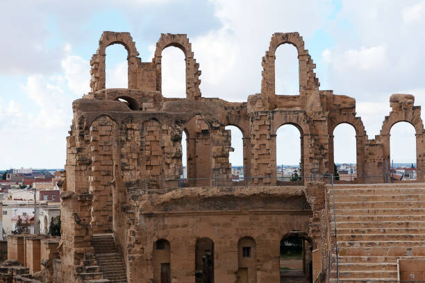 istock Landmark Roman amphitheater in El Jem 953732928