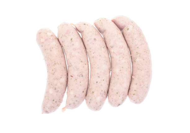 Sausage served on plank