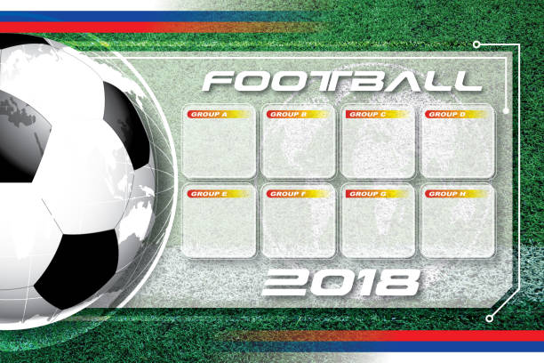istock Background soccer football Competition schedule. 953741466