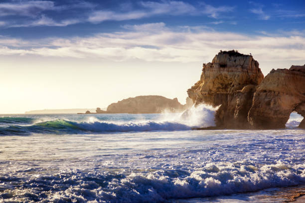 istock Atlantic coast at sunset, Algarve 953744504