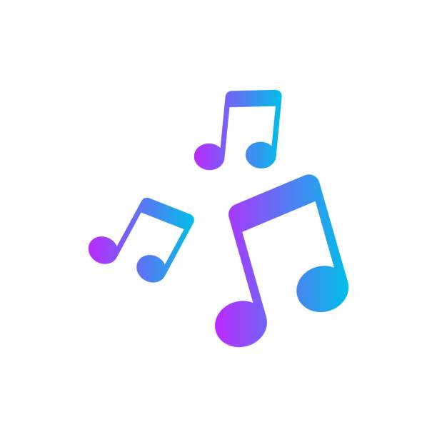istock Music note icon in flat style. Sound media illustration on white isolated background. Audio note business concept. 953747064