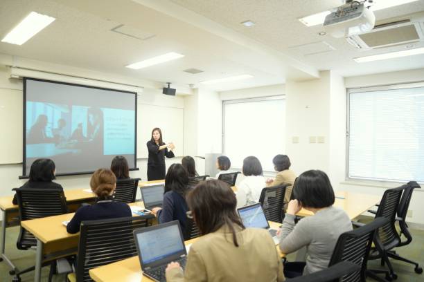 istock Young business woman giving a presentation 953747374