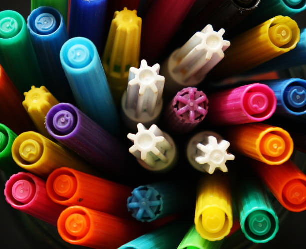 istock Beautiful set of color pencils 953747836