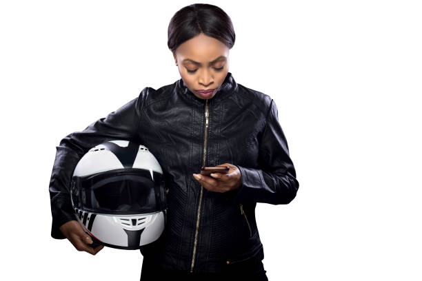 istock Female Biker Looking at GPS 953747992