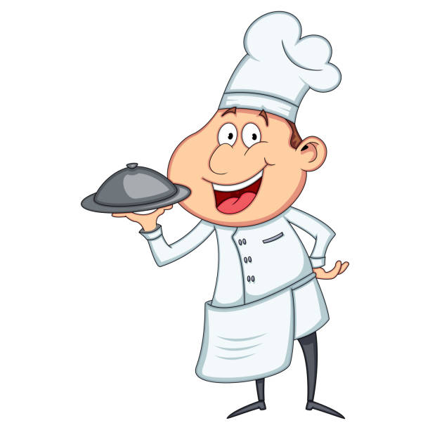 Cute Chef Cartoon Stock Illustration - Download Image Now - Chef, Food,  Adult - iStock