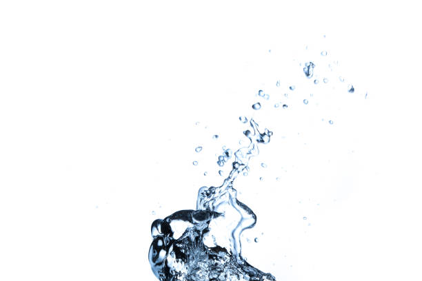 istock water splash in glass isolated on white background 953756924