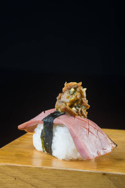 istock japanese cuisine. sushi octopus on background 953758648