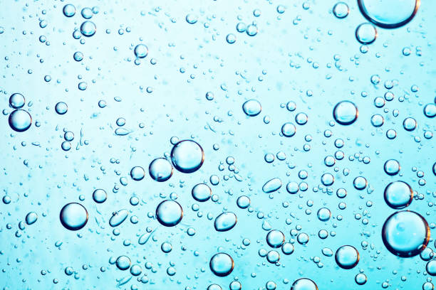 istock Macro shooting of water bubbles. Abstract background 953758812