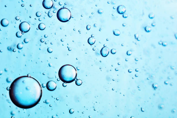 istock Macro shooting of water bubbles. Abstract background 953758852