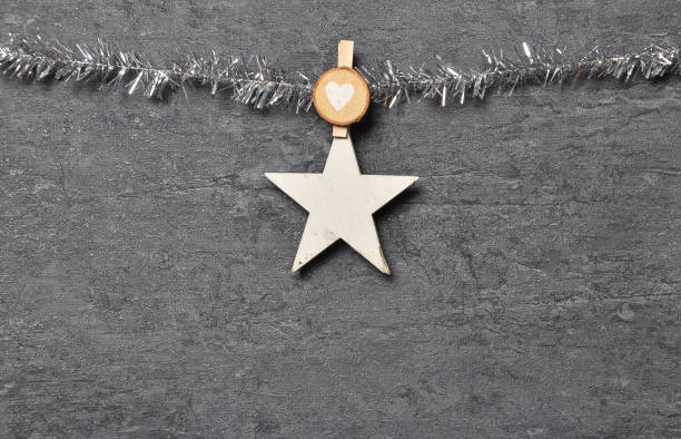 istock Shale board with Christmas decoration as background 953764828