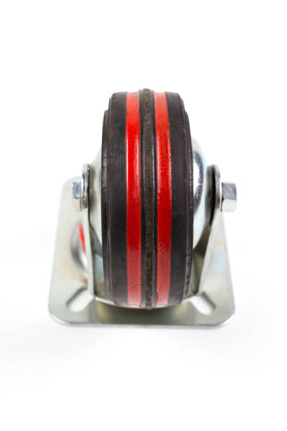 istock Industrial trolley single Swivel Rubber Caster Wheels. 953772316