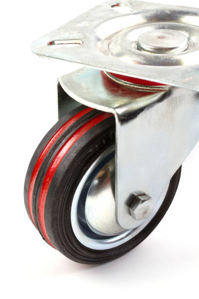 istock Industrial trolley single Swivel Rubber Caster Wheels. 953772428