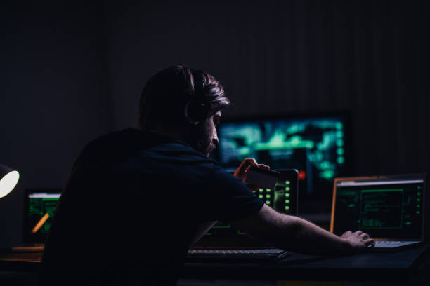 computer crime - investment scam stock-fotos und bilder
