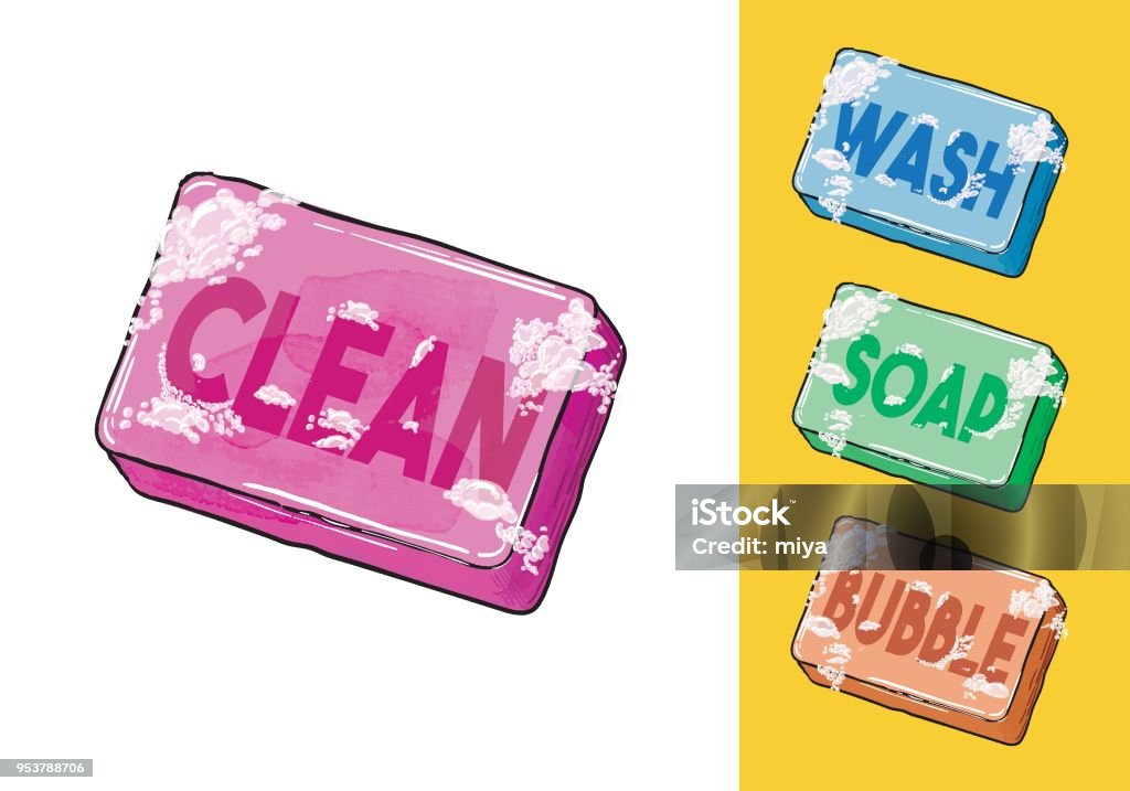 Graphics For Soap Soap Vector Illustration Stock Illustration - Download Image Now - Bar ...