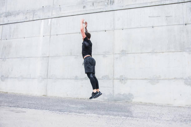 istock Athlete jumping outdoors 953793696
