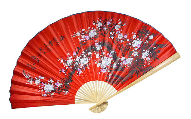 istock Chinese fan on the white background. (isolated) 95379818