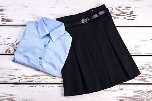 istock Elegant cotton shirt and skirt. 953800970
